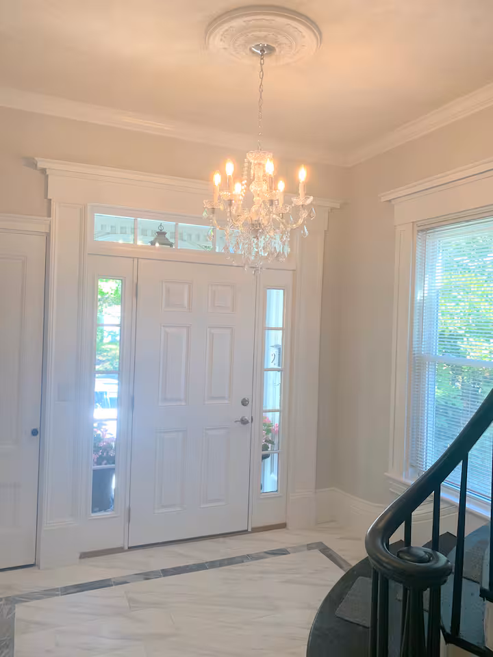 Front entry of one of our Boston-area homes